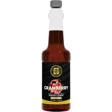 1001 Kızılcık Aromalı Şurup 750 ml – Kahve, Kokteyl, Pasta ve Tatlılar Için, Doğal Aroma, Ger�