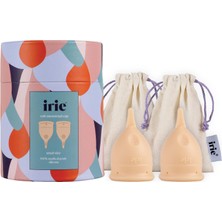 1001 Adet Kabı Regl Kabı Menstrüel Kap Menstrual Cup 2'li Paket Alman Medikal Silikon (Nude)