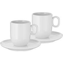 1001 Barista Porselen 2'li Cafe Creme Bardağı Seti
