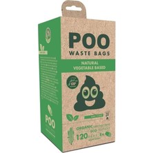 1001 Poo Dışkı Poşeti 15 Yaprak Nane Kokulu 8'li Paket