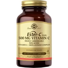 1001 Ester-Ct Plus 500 Mg Vıtamın C Kapsül C Vitamini Içeren Takviye Edici Gıda 100 Kapsül