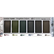 1001 Zıg Suluboya Gansaı Tambı MC20GR/6V Graphıte Color 6 Renk