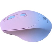 1001 Kablosuz, Şarj Edilebilir 4 Tuşlu Bilgisayar Faresi (Q9) - Kablosuz Mouse/bluetooth Mouse
