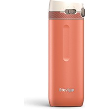 1001 4 Action Trigger-Control Çelik Termos 500 ml Coral Rose ST-231