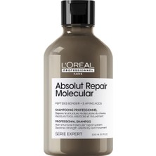 1001 Serie Expert Absolut Repair Molecular Tüm Yıpranmış Saçlar Için Arındırıcı Şampuan 300ML