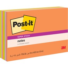 1001 Super Sticky Notes, 15,2 x 10,2 Cm, Rio De Janeiro Collection, 8 Pads/paket (6445-SSP)