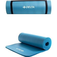 1001 Delta Konfor Zemin 15 mm Taşıma Askılı Pilates Minderi Yoga Matı, Lila, 15 mm