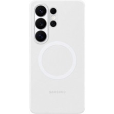 1001 Galaxy S26 Ultra Silikon Magnet Kılıf, Beyaz