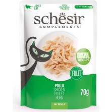 1001 Jelly Tavuk Filetolu Jöle Içinde Yetişkin Kedi Pouch 70G