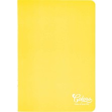1001 Colors A5 60 Yaprak Kareli Defter, Sarı