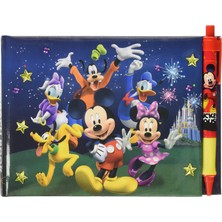 1001 85231 Mickey ve Arkadaşları Kalemli Deluxe Imza Kitabı
