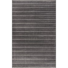 1001 Stripe Antrasit Kilim Kaymaz Taban Salon Oturma Odası Antre Halısı 33010A, 120 x 180