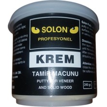 1001 Çok Amaçlı Ahşap Parke Masa Sehpa Çizik Çok Amaçlı Tamir Dolgu Macunu Krem 240 gr