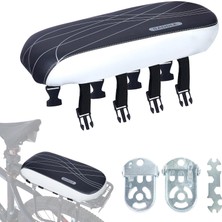 1001 Bisiklet Arka Koltuk Minderi Kalın Süngerli Arka Sele Pedi Bagaj Üstü Yolcu Koltuğu Su Geçirme
