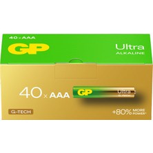 1001 Batteries G-Tech Ultra Alkalin Ince LR03 - Aaa Boy 1.5V Pil 40'lı Kutu