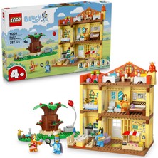 1001 Bluey: Bluey’nin Aile Evi 11203 | 4 Yaş ve Üzeri Çocuklar Için 4 Minifigür Içeren Yaratıc�