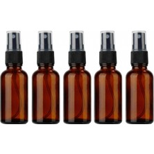 1001 5 Adet 30ML 1oz Amber Cam Ince Sis Sprey Şişeleri Uçucu Yağlar Için Mini Sprey Şişeleri Doldu