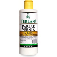 1001 Su Bazlı Parlak Vernik 250 ml Akrilik ve Yağlı Boya Koruyucu