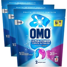 1001 Ultra Power Kapsül Çamaşır Deterjanı 26 Yıkama (3 Paketi)