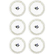 1001 [marka] Olivos Pasta Tabağı 6lı Set 19 cm OVS0002