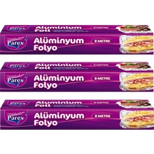 1001 Alüminyum Folyo 8 mt Üçlü Set