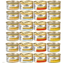 1001 Kıyılmış Karışık Ezme Kedi Yaş Maması 24X85 gr