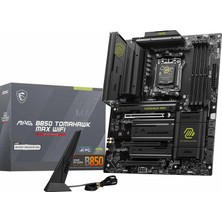 1001 MB Mag B850 Tomahawk Max Wıfı Am5 Ddr5 8400MHZ(OC) HDMI 4x M.2 USB 10GBS 5g Lan Wı-Fı 7 Atx