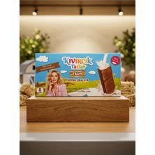 Kıvırcık Tatlar Kişiye Özel Isimli ve Fotoğraflı Farm Parmak Çikolata 88G - Sütlü Krema Dolgulu - 8'li