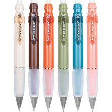 Serve Deep Mekanik Kurşun Kalem, Toprak Tonları, 0.5 Mm, 6'lı Kutu