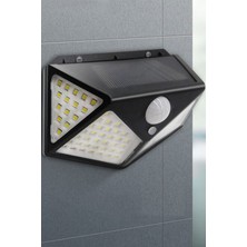 1001 Güneş Enerjili Bahçe Lambası 100 LED Bahçe Aplik Solar Bahçe Lambası 1410