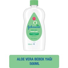 1001 Johnson's Baby Nemlendirici ve Besleyici Aloe Vera Bebek Yağı 500 ml
