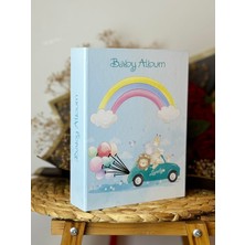 1001 Rabsev RS306 Fotoğraf Albümü 10X15CM 200 Fotoğraf Kapasiteli Baby Desenli Lüks Albüm