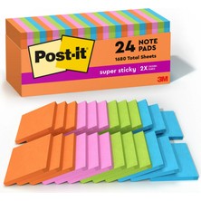 1001 Notes 7,6 x 7,6 cm Cube Yaprak 24 Pads