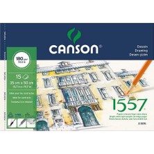 1001 1557 Resim ve Çizim Blok 180GR 35X50 15YP Spiralli Resim Defteri
