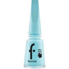 1001 Jel Görünümlü Parlak Oje (Gökyüzü Mavisi) - Jelly Look Nail Enamel - JL09 Sky Blue - 86906042