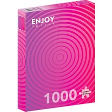 1001 1000 Parça Yapboz - Daire Gradyan Bir Numara