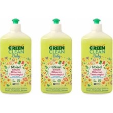 1001 Green Clean Baby Bitkisel Biberon Emzik Temizleyici 500 ml x 3
