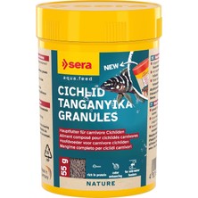 Sera Granured Nature 100 ml (55 G) - Küçük Carnivore Çiklitler Için Ana Yem, Malavi ve Tanganika Içi