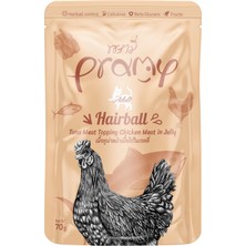 1001 Pramy Jöle Içinde Ton Balıklı ve Tavuklu Yetişkin Kedi Maması, 70 Gram Tekli Paket