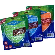 1001 Wespa Parfümlü Pisuvar Koku Giderici, 3'lü Paket, Deodorizer Tablet, Yeşil ve Mavi