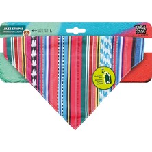 M-Pets Style Jazz Strıpes Bandana Collar (L)