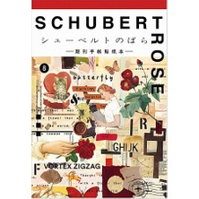 1001 Schubert Rose Temalı 50 Sayfa Sticker Defteri