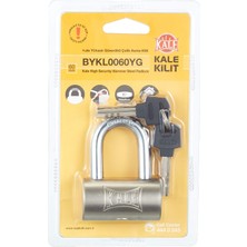 1001 Yüksek Güvenlikli Çelik Asma Kilit 60MM Blisterli