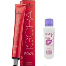 1001 Igora Royal Saç Boyası 9-1 Sarı Sandre 60 ml + Mini Oksidan 30 Volüm