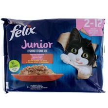 1001 Junior Yavru Yaş Kedi Maması 85GR 4lü