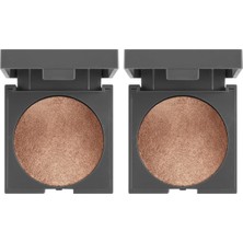 1001 Işıltılı Aydınlatıcı - Baked Highlighter 03 Sunkıssed Radiance - 11 G (2 Paketi)