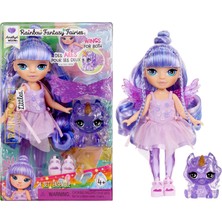 Rainbow High Mgae Entertainment Rh Littles Gökkuşağı Perisi Bebekleri Amethyst Willow Oyuncak