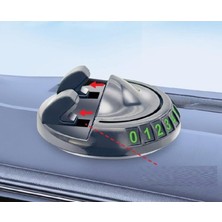 1001 360 ° Dönebilen Araba Telefon Tutucu Seti, Numaratörlü, Park Numarası, Kaymaz Telefon Tutucu
