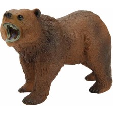 1001 Figür Vahşi Boz Ayı 12 cm