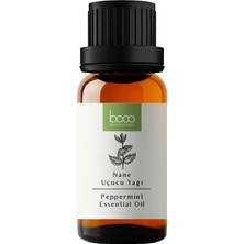 Boco Saf Tıbbi Nane Yağı | Peppermint Oil | Ferahlatıcı Uçucu Yağ | Nefes ve Baş Bölgesi Için